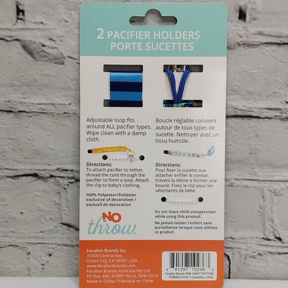 'NO~THROW' PACIFIER HOLDER 2 - PACK - Picture 3 of 16